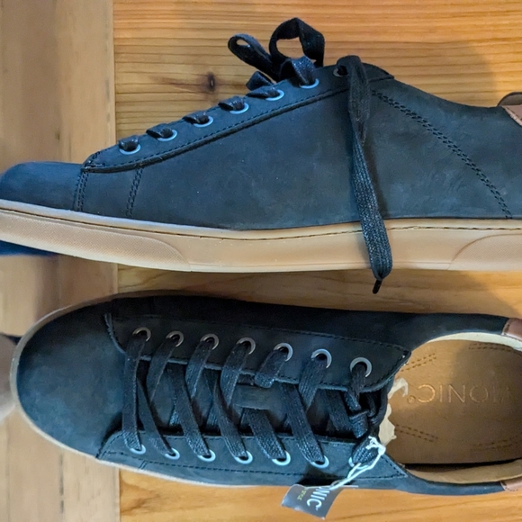 Vionic Mens Baldwin Nubuck Casual Shoes - 11 - Picture 4 of 5